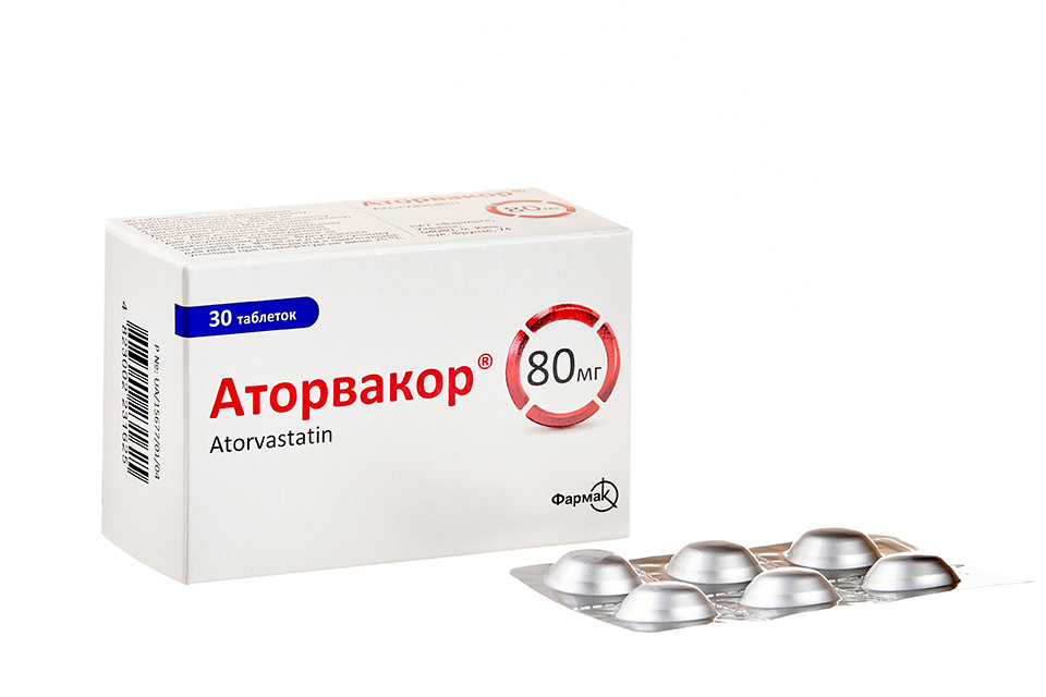 Аторвакор® 40 мг і 80 мг (2)
