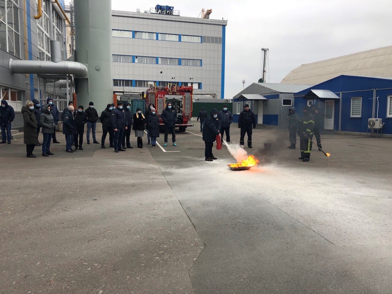 Civil defense training was held at Farmak | Farmak