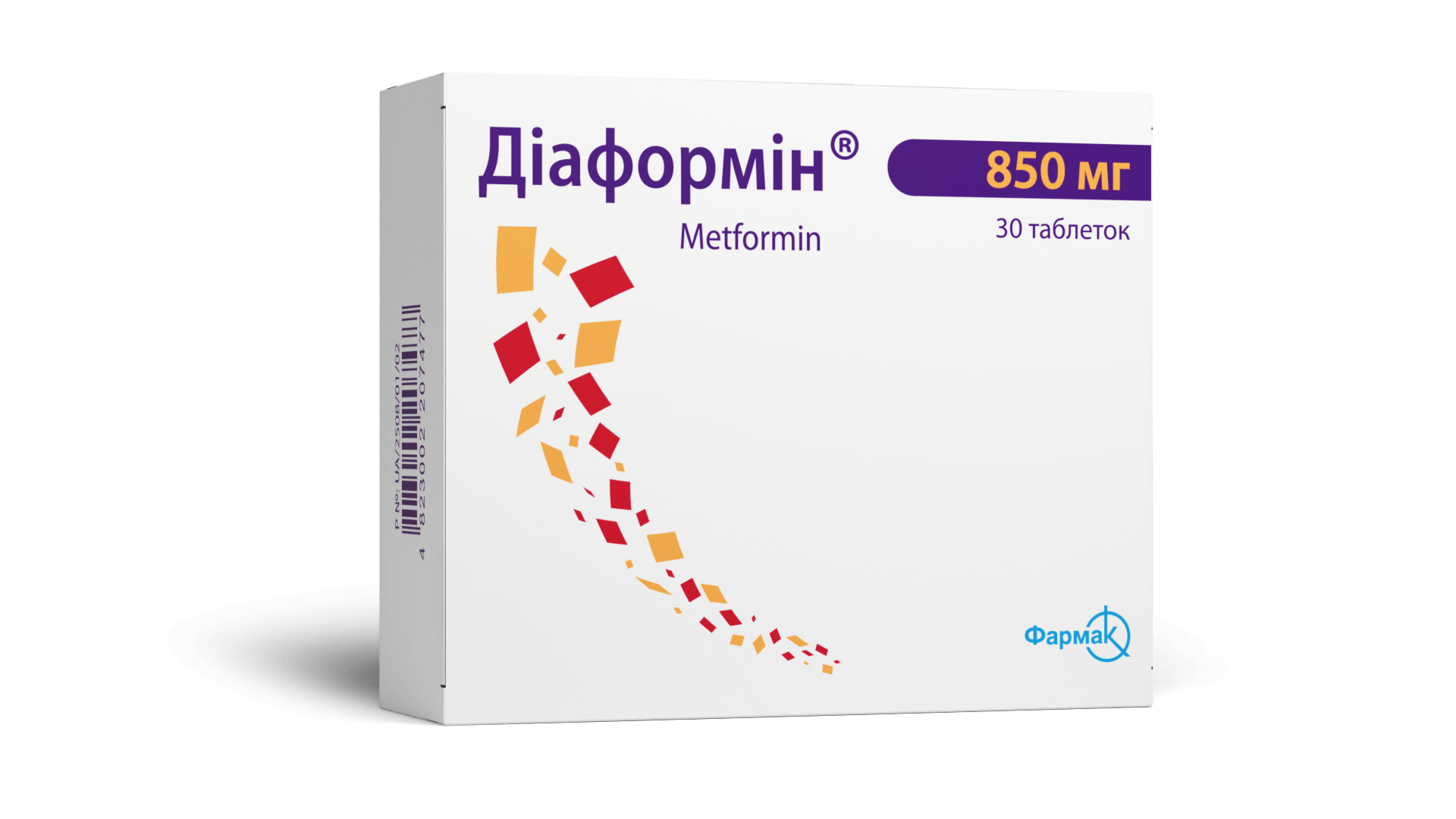 Диаформин® 850 мг (1)