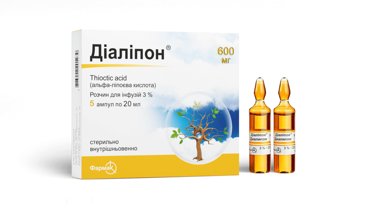 Діаліпон® (таблетки) - інструкція до застосування лікарського засобу