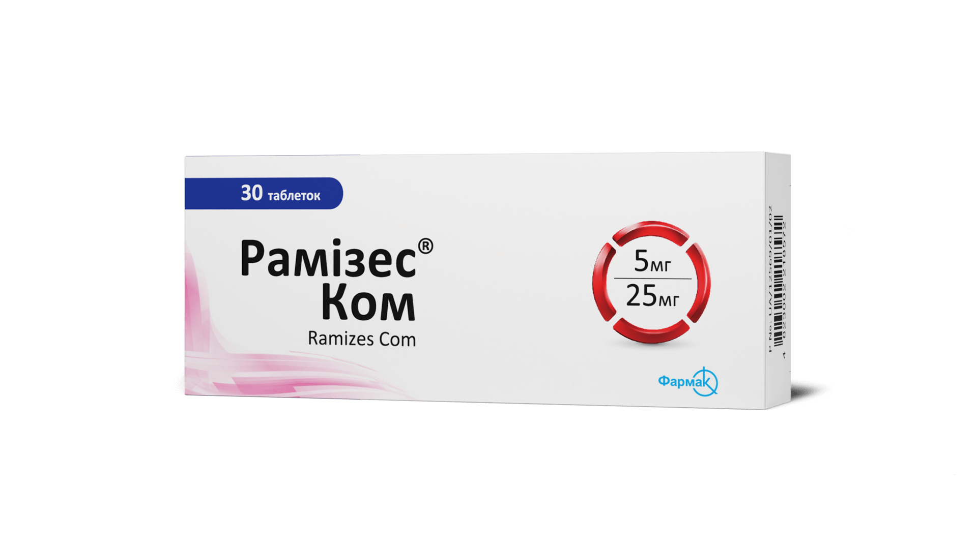 Рамізес® Ком 5 мг/25 мг (3)
