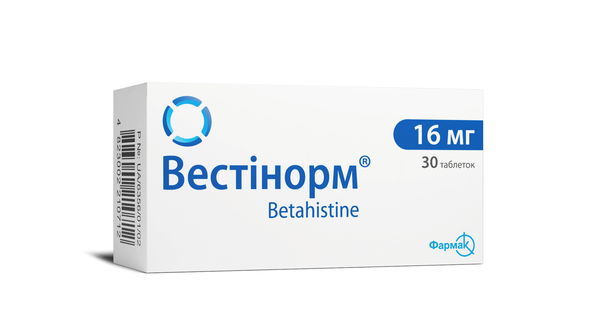 Вестінорм® 16 мг (1)