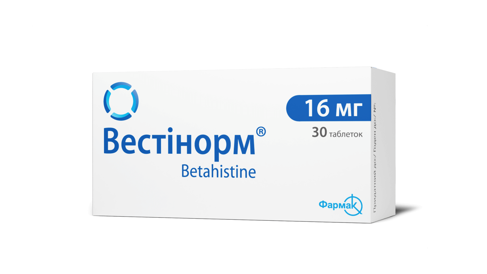 Вестінорм® 16 мг (3)