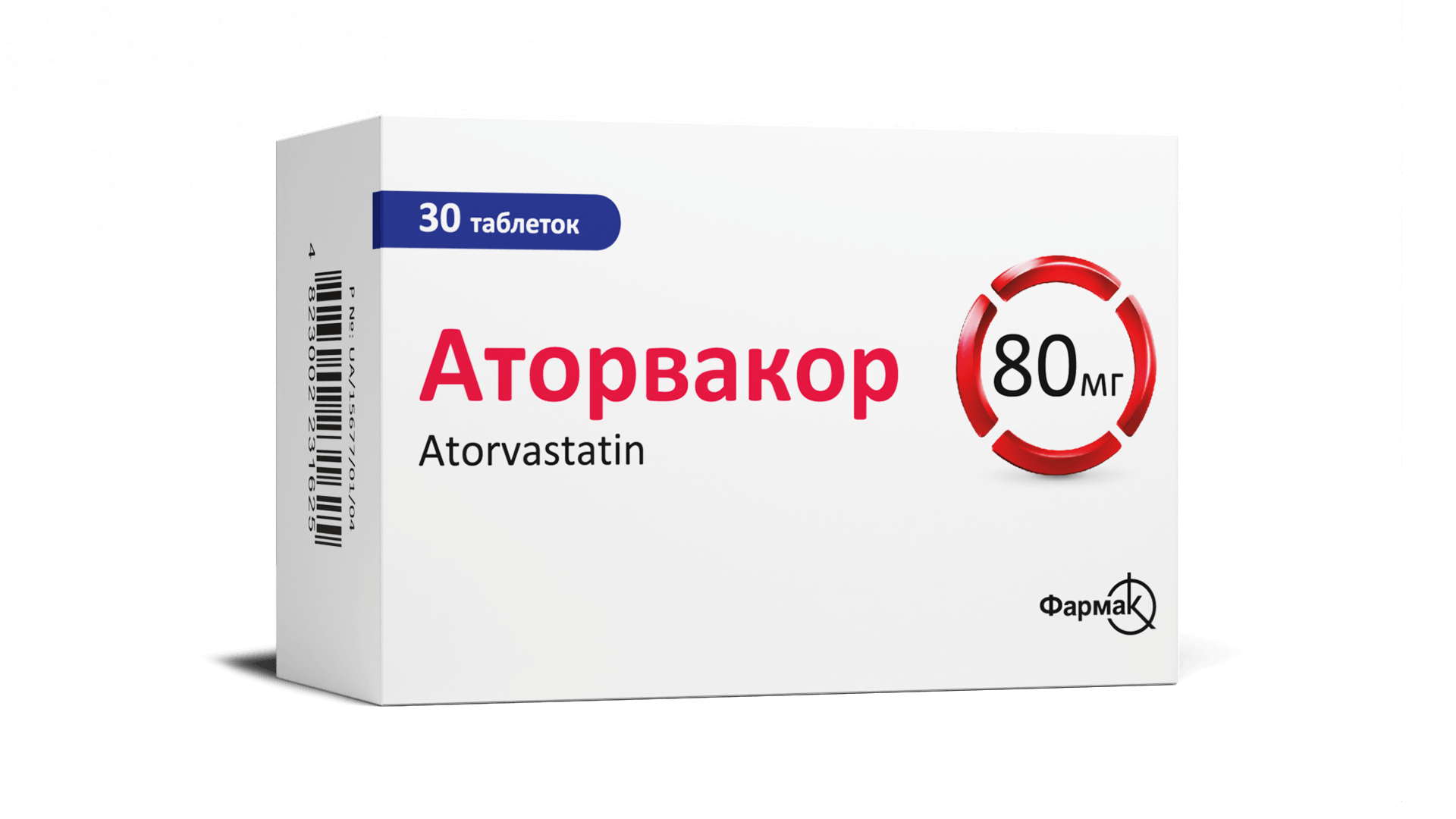 Аторвакор® 40 мг і 80 мг (4)