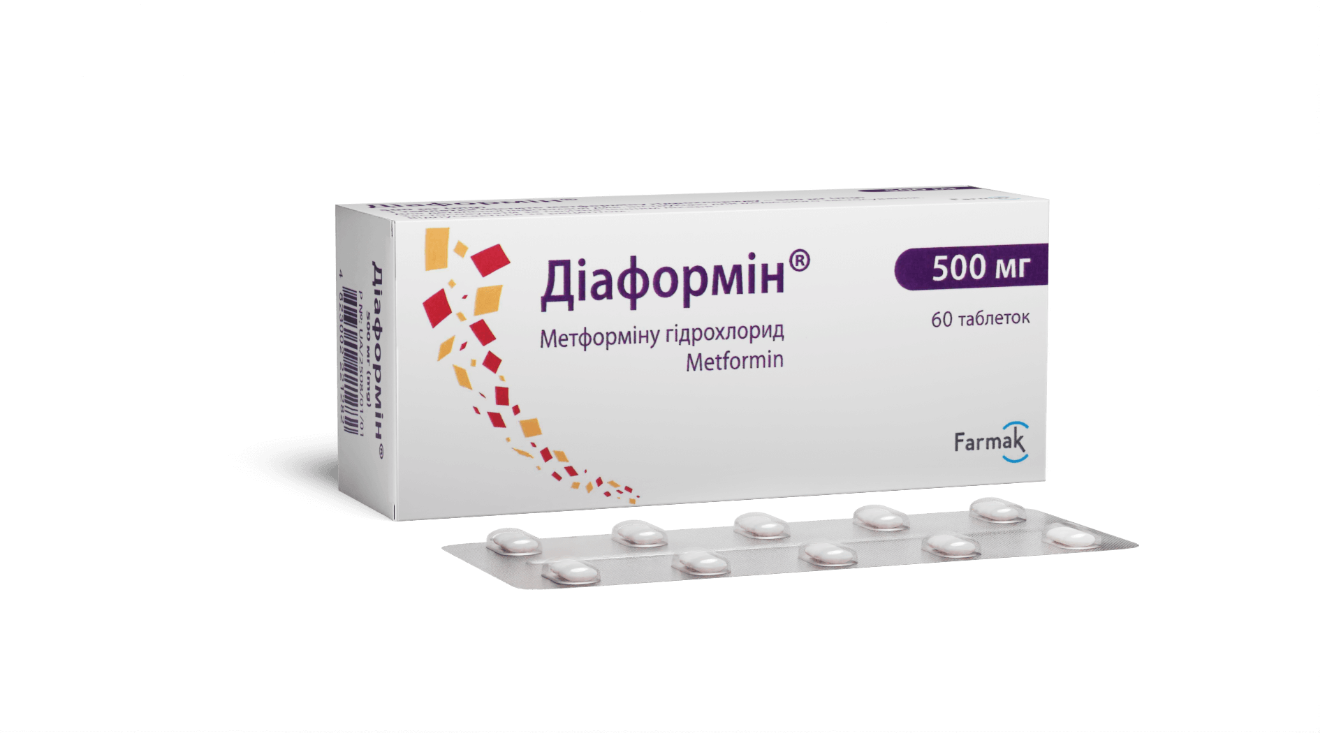Диаформин® 500 мг (4)