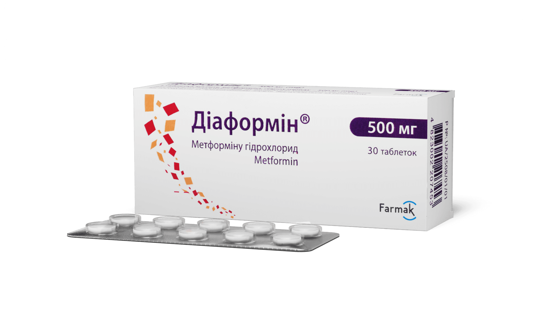 Диаформин® 500 мг (3)