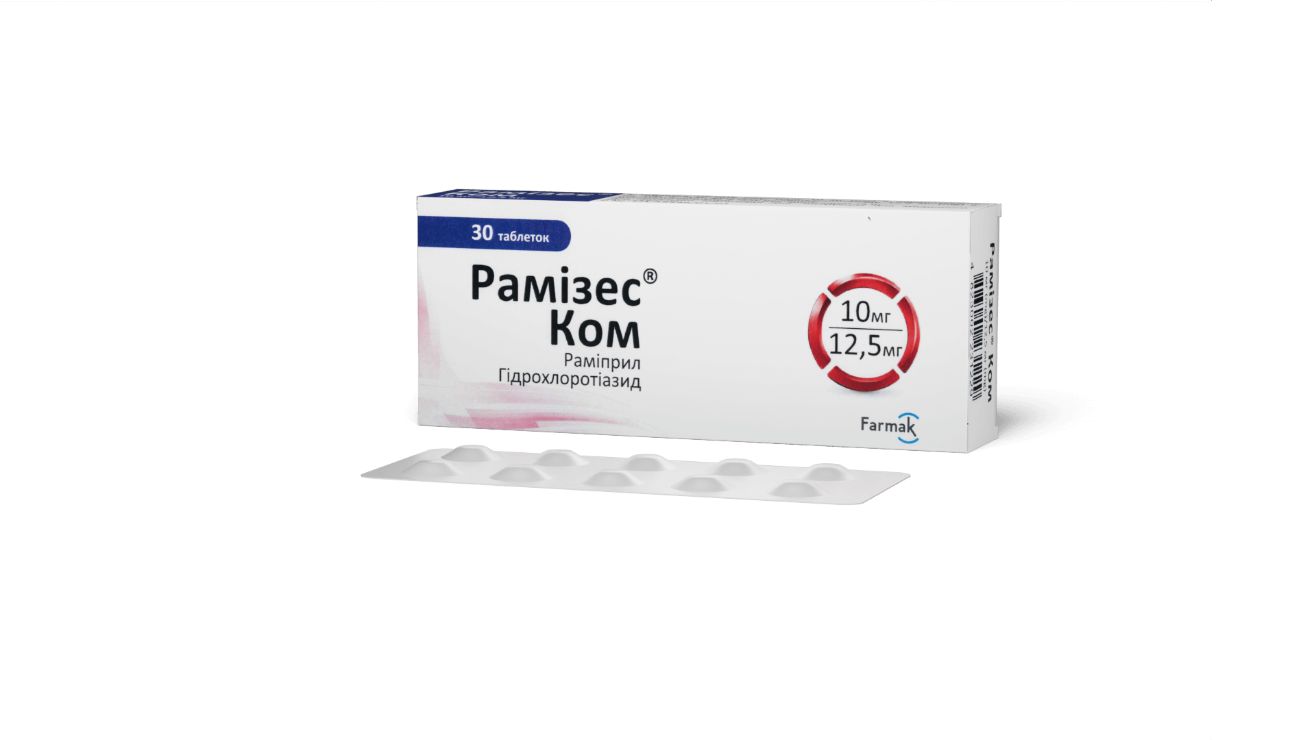 Рамізес® Ком 10 мг/12.5 мг (3)