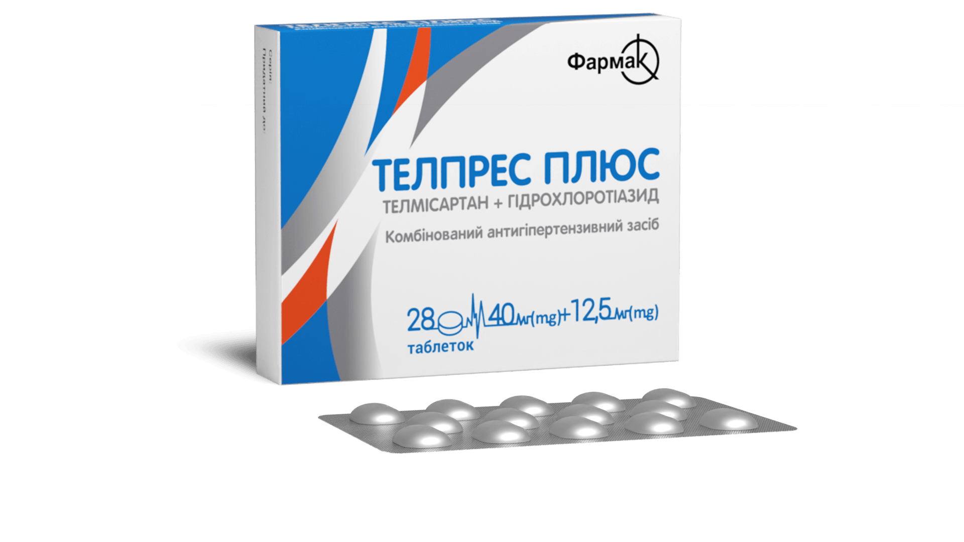 Телпрес Плюс 40 мг/12,5 мг (1)