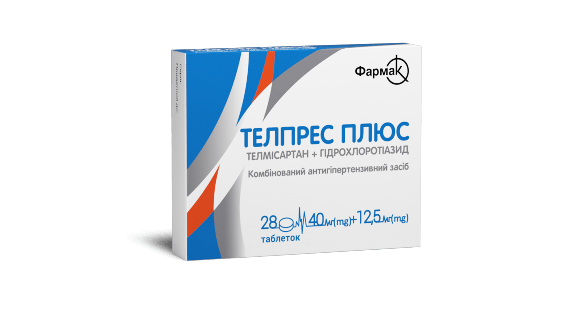 Телпрес Плюс 40 мг/12,5 мг (1)