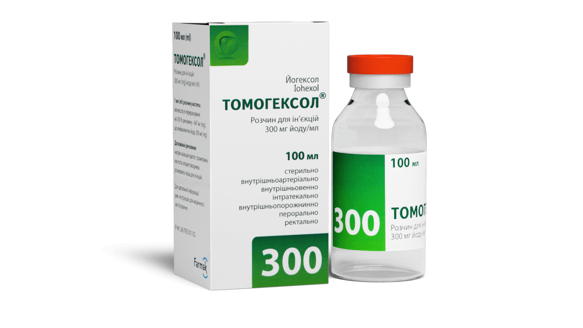 Томогексол® 300 мг йоду/мл флакон 100 мл (1)
