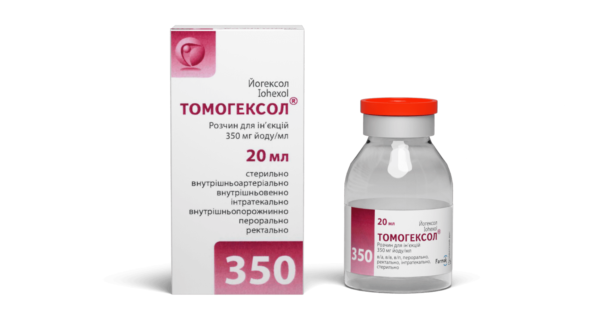 Томогексол® 350 мг йоду/мл флакон 20 мл, 50 мл (2)