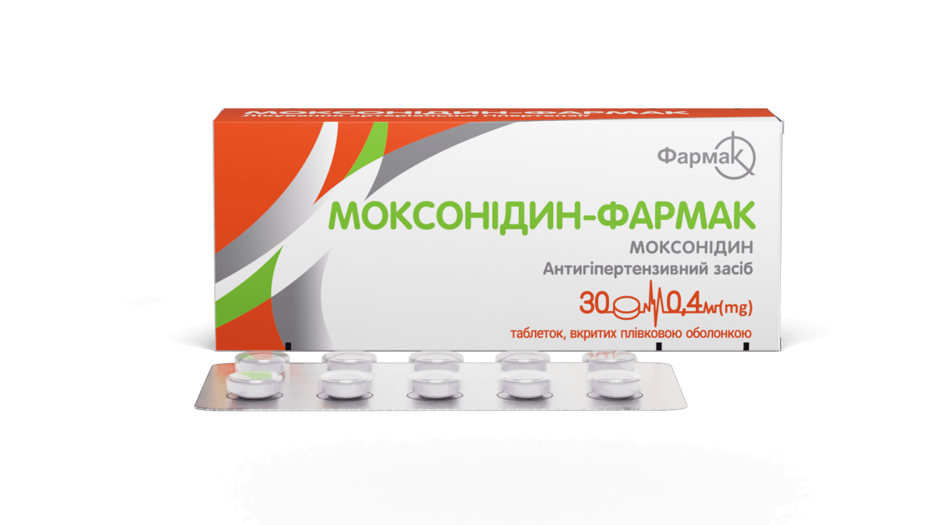 Моксонідин-Фармак 0,4 мг (2)