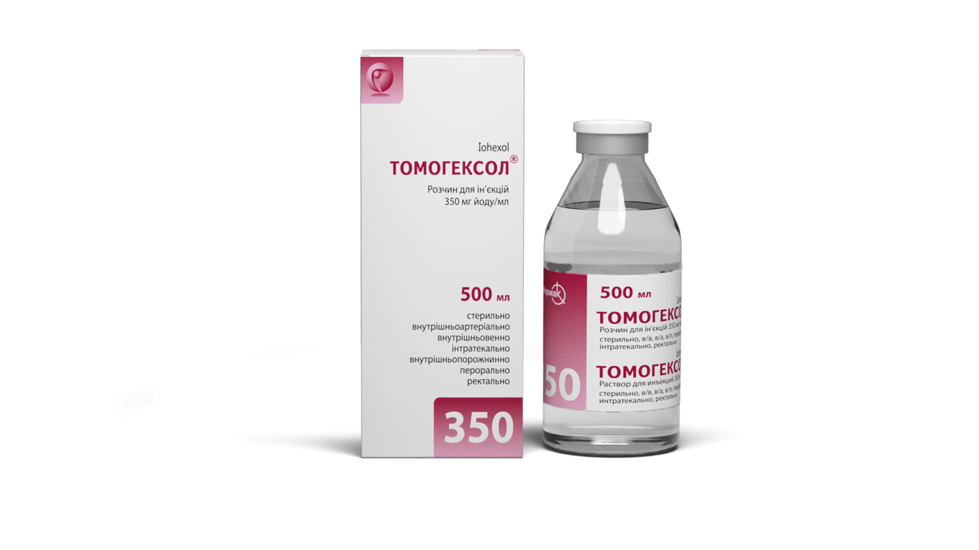 Томогексол® 350 мг йоду/мл флакон 100 мл, 200 мл, 500 мл (8)
